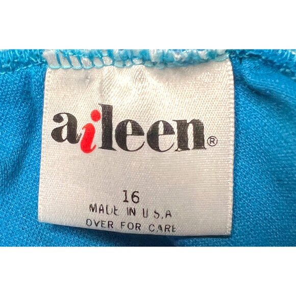 Aileen Women's Blue Shorts Size 16 Comfortable Fit Elastic Waist Soft Fabric - Picture 3 of 3